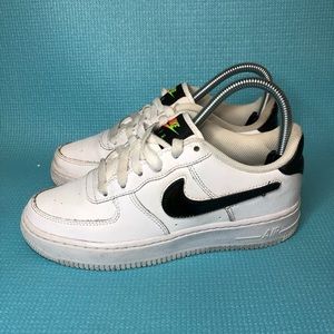 Nike Air Force 1 Low Women’s Size 5.5 (4Y) 7446-100 Black White AF1 Sneakers